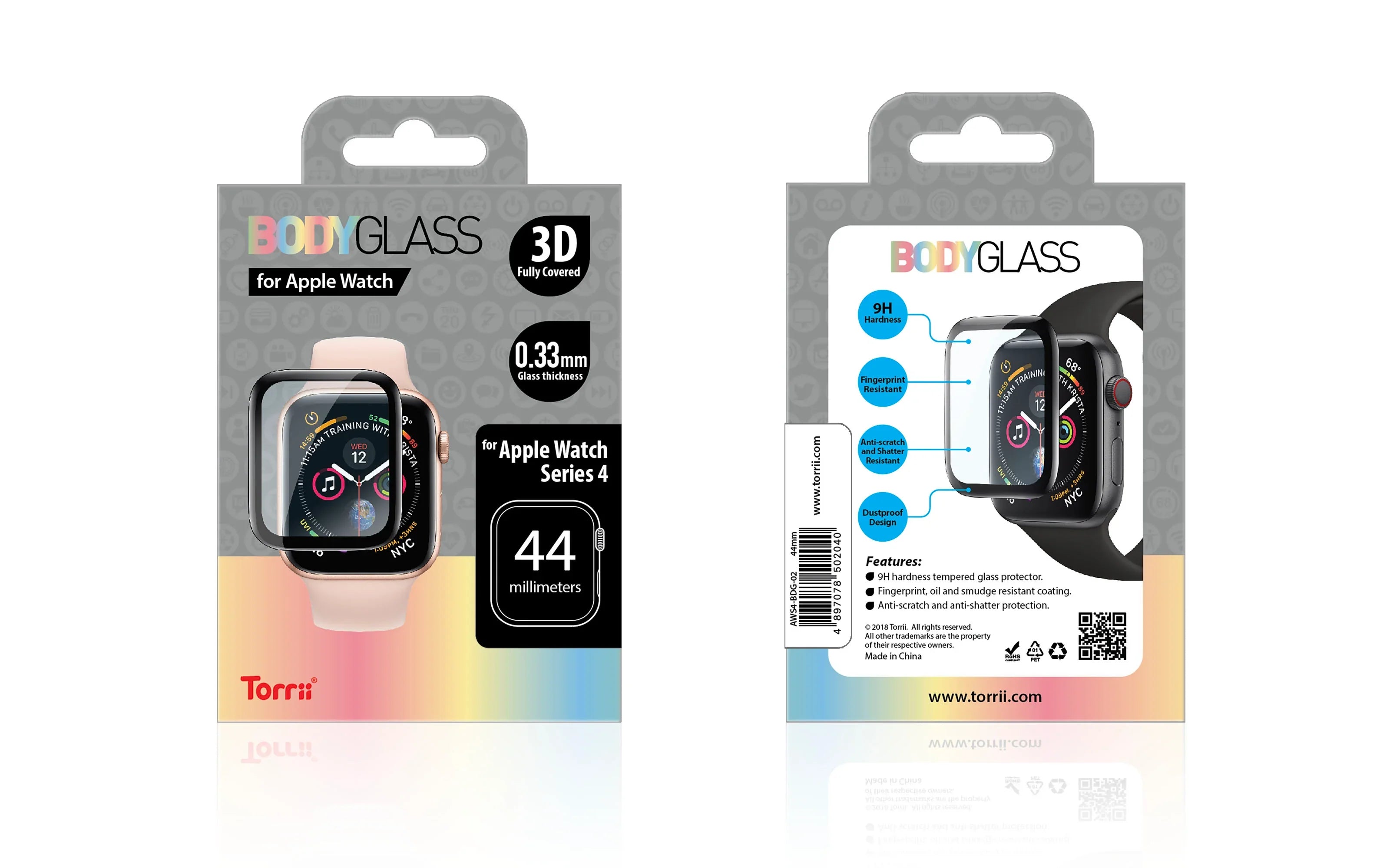 Torrii Bodyglass For Apple Watch Series 4 - 44Mm - Tashqila Torrii Bodyglass For Apple Watch Series 4 - 44Mm - Tashqila